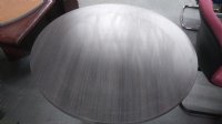 42" Round Laminate Conference Table with Laminate Base