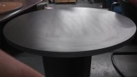 42" Round Laminate Conference Table with Laminate Base