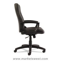 Alera YR Series Executive High-Back Swivel/Tilt Leather Chair