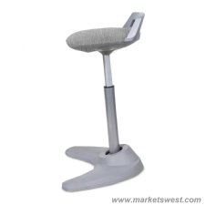Perch Series Sit Stand Stool with Black Base