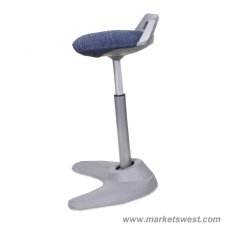 Perch Series Sit Stand Stool with Black Base
