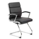 Boss Executive Caressoft Executive Guest Chair Black