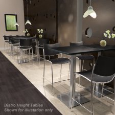 Bistro Table - Dining Height-Square Top 36"