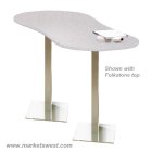 Bistro Table - Bar Height-Peanut Top