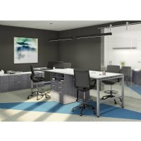 Preconfigured Elements Plus Collaborative 4-Seat Workstation