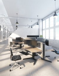 Core-SLV Electric Table Base