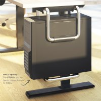 Easy-Adjust Under Desk Metal CPU Holder