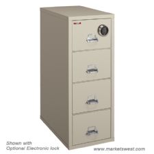 FireKing 4 Drawer Vertical Legal Fireproof File Cabinet