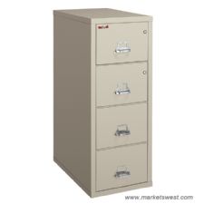 FireKing 4 Drawer Vertical Legal Fireproof File Cabinet