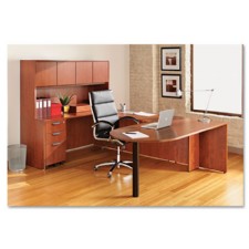 Neratoli High-Back Swivel/Tilt Chair, Black Soft-Touch Leather, Chrome Frame