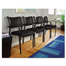 Alera Eikon Series Stacking Mesh Guest Chair, NEW-Black