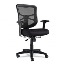 Elusion Mesh Mid-Back Swivel-Tilt Chair, Black