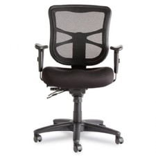 Elusion Mesh Mid-Back Multifunction Chair, Black