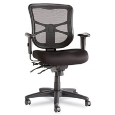 Elusion Mesh Mid-Back Multifunction Chair, Black