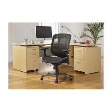 Eon Series ALEEN 4218  Multifunction Mid-Back Mesh Chair -Black