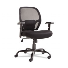 Merix450 Series Mesh Big/Tall Mid-Back Swivel/Tilt Chair, Black