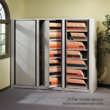 6-Tier ARC High Density  Letter Size Rotary File