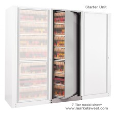 6-Tier ARC High Density  Letter Size Rotary File
