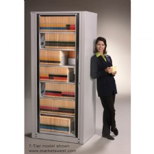 6-Tier ARC High Density  Letter Size Rotary File