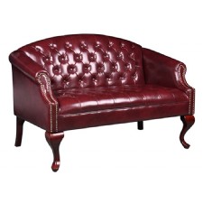 Boss Traditional Button Tufted Style Love Seat