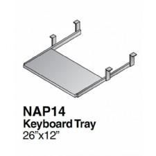 Keyboard Slide Drawer 26"X12", Espresso or Urban Walnut Finish