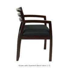 Guest Chair - Napa Espresso  w/ Wood  Slat Back