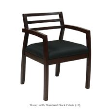 Guest Chair - Napa Espresso  w/ Wood  Slat Back