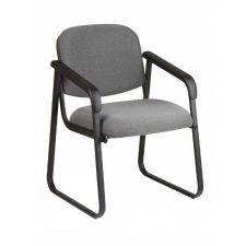 Deluxe Sled Base Arm Chair with Designer Plastic Shell Back