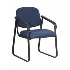 Deluxe Sled Base Arm Chair with Designer Plastic Shell Back
