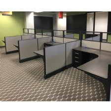 Custom Re-Manufactured Herman Miller Modular Office Furniture Systems