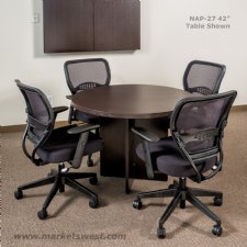 47inch Round Conference Table, Espresso