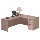 L Shape Office Desk Suite 71" x 83" Rectangle Front