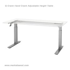 ESI Q CRANK Adjustable Height Table Base- Hand Crank