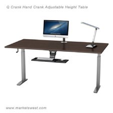 ESI Q CRANK Adjustable Height Table Base- Hand Crank