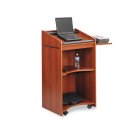 Executive Mobile Lectern, 25-1/4w x 19-3/4d x 46h