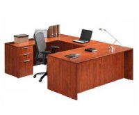 U Shape Office Desk Suite 71" x 112" Rectangle Front