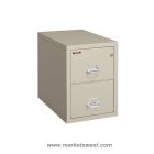 FireKing 2 Drawer Vertical Legal Fireproof File Cabinet
