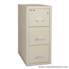 FireKing 3 Drawer Vertical Legal Fireproof File Cabinet