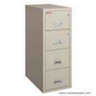 FireKing 4 Drawer Vertical Legal Fireproof File Cabinet