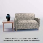 Symphony 502 Leather Love Seat