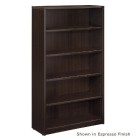 5-Shelf Bookcase, 36X14X65H, Espresso