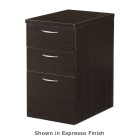 Mobile Box-Box-File Desk Pedestal, Espresso