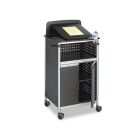 Scoot Multipurpose Lectern, 28-3/4w x 22d x 49-3/4h, Black/Silver