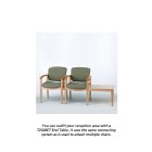 Entourage End Table for Guest-Reception Chairs