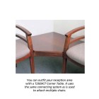 Entourage Corner Table for  Guest-Reception Chairs