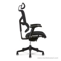 Black X-1 Task Chair with Headrest