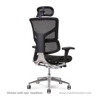 Black X2 Managers Chair with Headrest